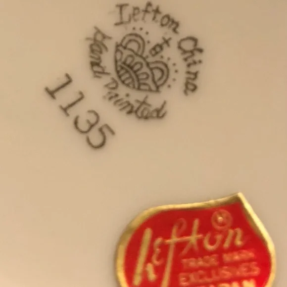 25th anniversary hand painted tea set made in Japan - Picture 7 of 9